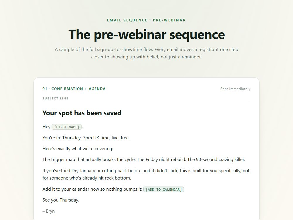 Pre-webinar preview
