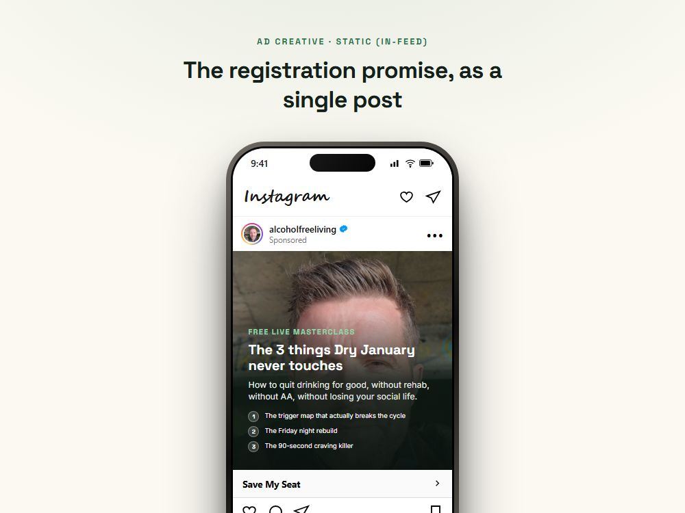 Static ad preview